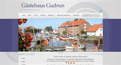 Desktop Screenshot of gaestehaus-gudrun-nordsee.de